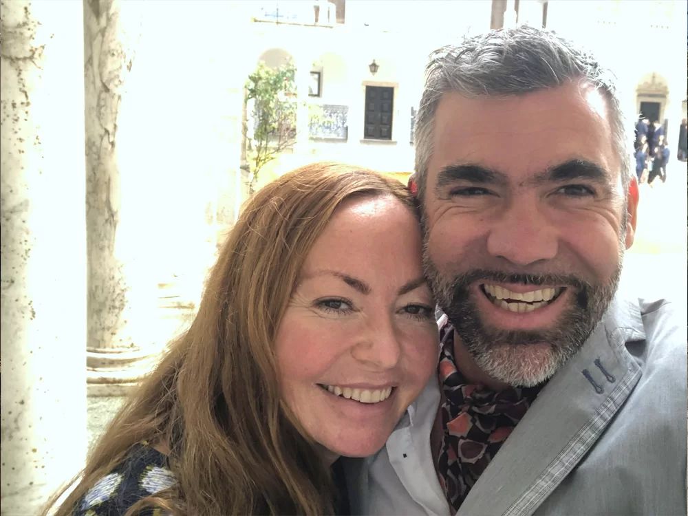 Álvaro de Ferranti, Co-founder, Tabula Rasa Retreat (with his wife Jade)
