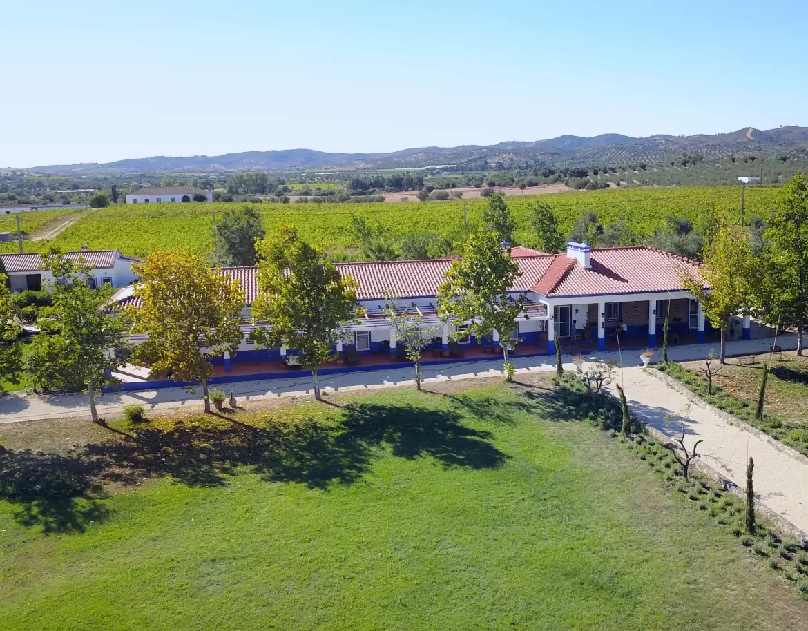 Tabula Rasa Portugal facility — main building and grounds, surrounded by vineyards